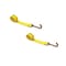Tie 4 Safe 2" x 10' Lasso Strap w/ Mini J Hook for Towing Wrecker Trailer Tie Down, 2PK TWS65-5210-J-Y-2 - alternate 1